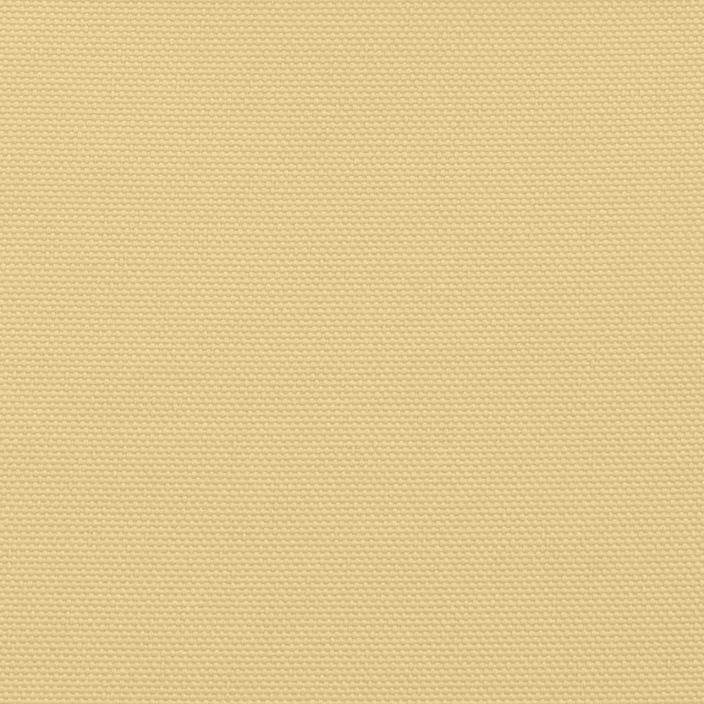vidaXL Voile d'ombrage sable 6x6x6 m 100 % polyester oxford