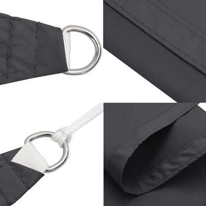 vidaXL Voile d'ombrage anthracite 2x2x2 m 100 % polyester oxford