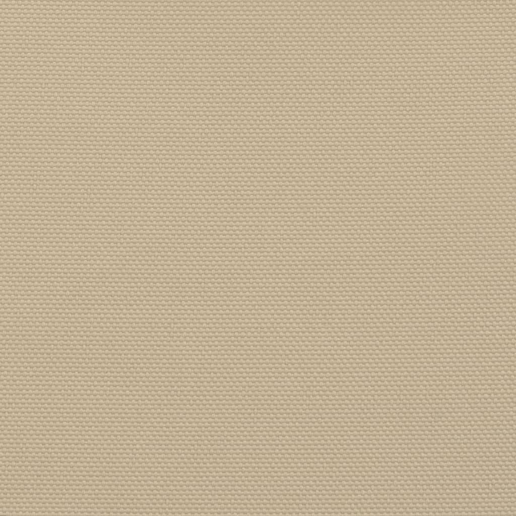 vidaXL Voile d'ombrage beige 7x5x5 m 100 % polyester oxford
