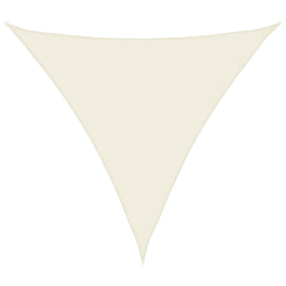 vidaXL Voile d'ombrage crème 2x2x2 m 100 % polyester oxford