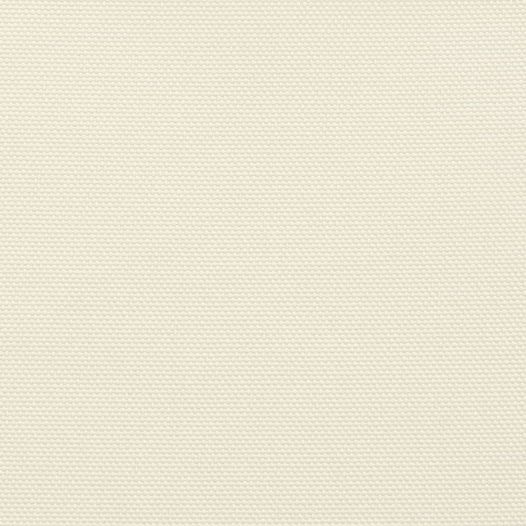 vidaXL Voile d'ombrage crème 2x2x2 m 100 % polyester oxford