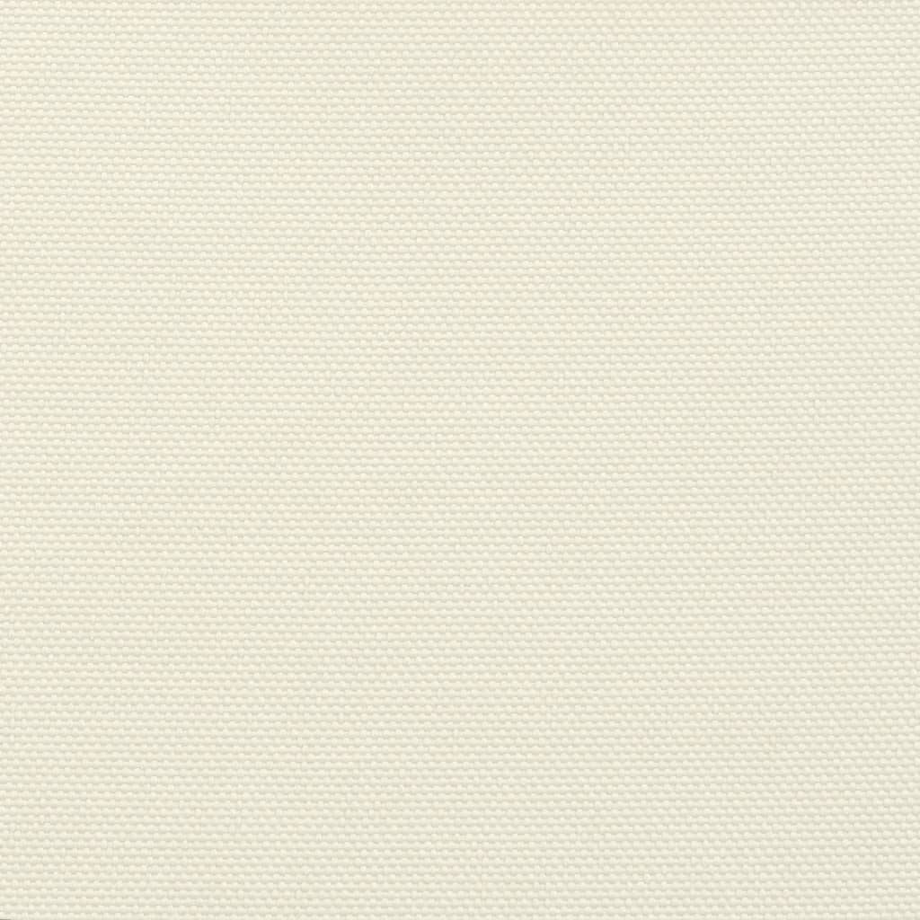 vidaXL Voile d'ombrage crème 7x5x5 m 100 % polyester oxford