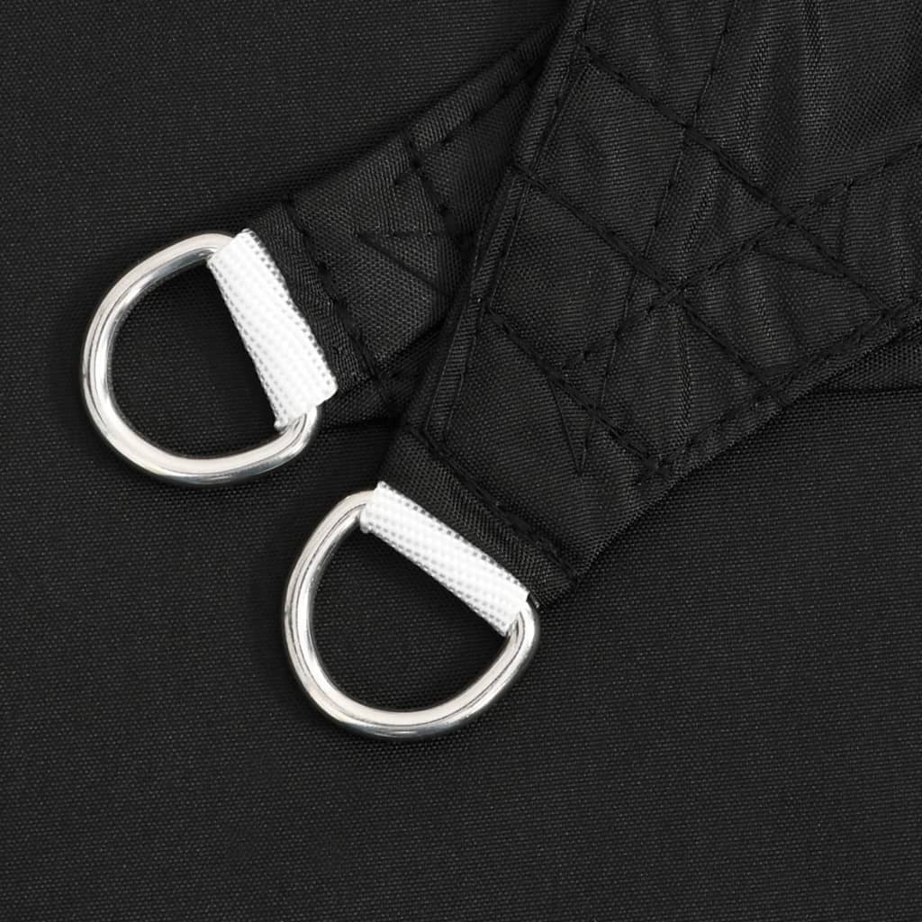 vidaXL Voile d'ombrage noir 7x5x5 m 100 % polyester oxford