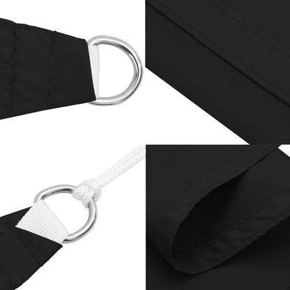 vidaXL Voile d'ombrage noir 7x5x5 m 100 % polyester oxford