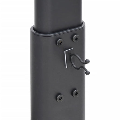 vidaXL Meuble TV d'angle 3 niveaux pour 32-65 pouces noir