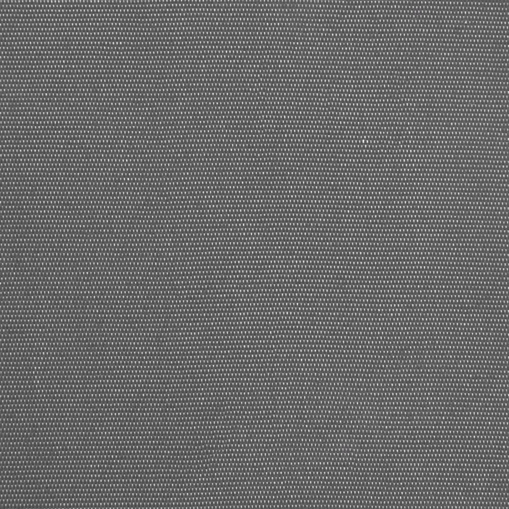 vidaXL Auvent rétractable anthracite 150x150 m tissu et acier