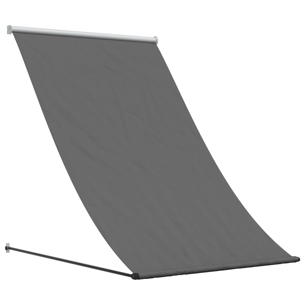 vidaXL Auvent rétractable anthracite 150x150 m tissu et acier