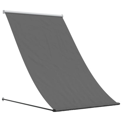 vidaXL Auvent rétractable anthracite 150x150 m tissu et acier