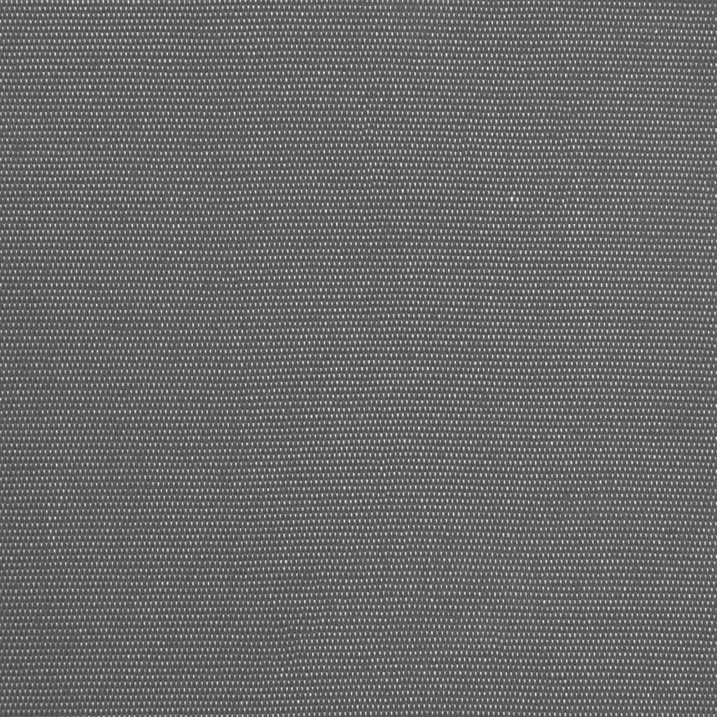 vidaXL Auvent rétractable anthracite 150x150 m tissu et acier