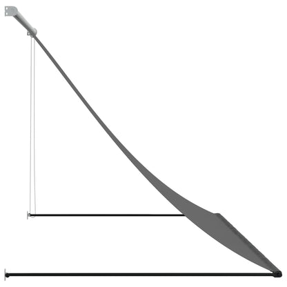 vidaXL Auvent rétractable anthracite 250x150 m tissu et acier