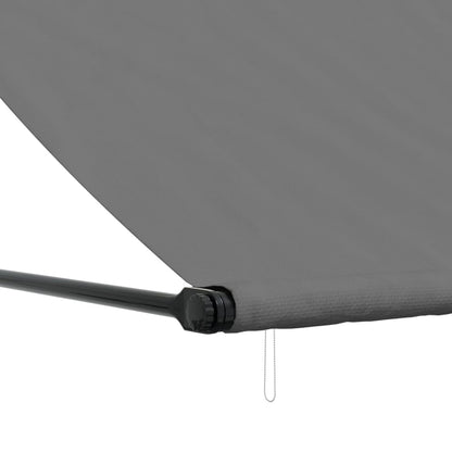 vidaXL Auvent rétractable anthracite 250x150 m tissu et acier