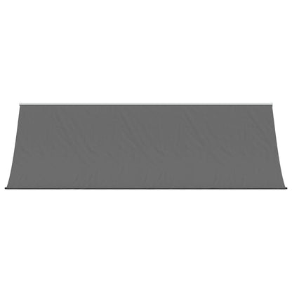 vidaXL Auvent rétractable anthracite 400x150 m tissu et acier