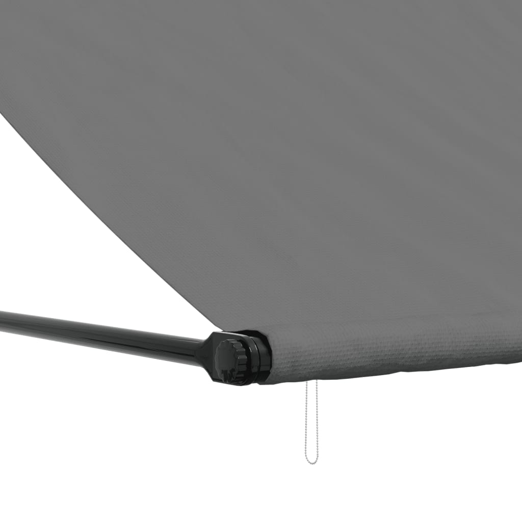 vidaXL Auvent rétractable anthracite 400x150 m tissu et acier