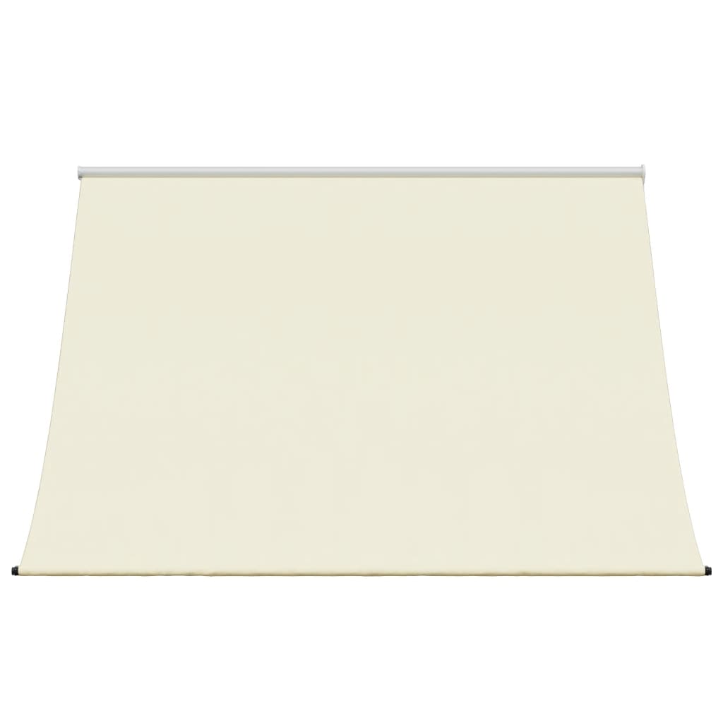 vidaXL Auvent rétractable crème 250x150 m tissu et acier