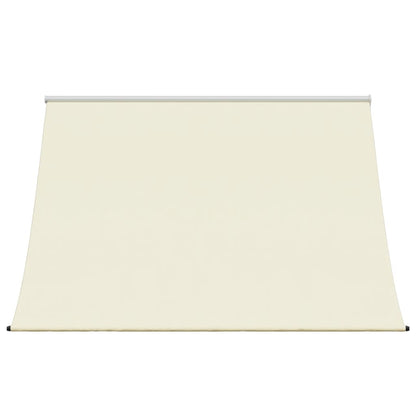 vidaXL Auvent rétractable crème 250x150 m tissu et acier