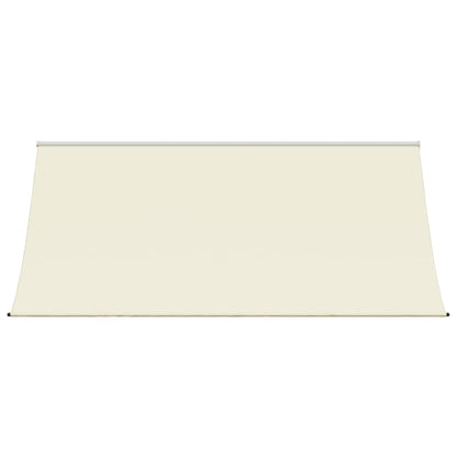 vidaXL Auvent rétractable crème 300x150 m tissu et acier