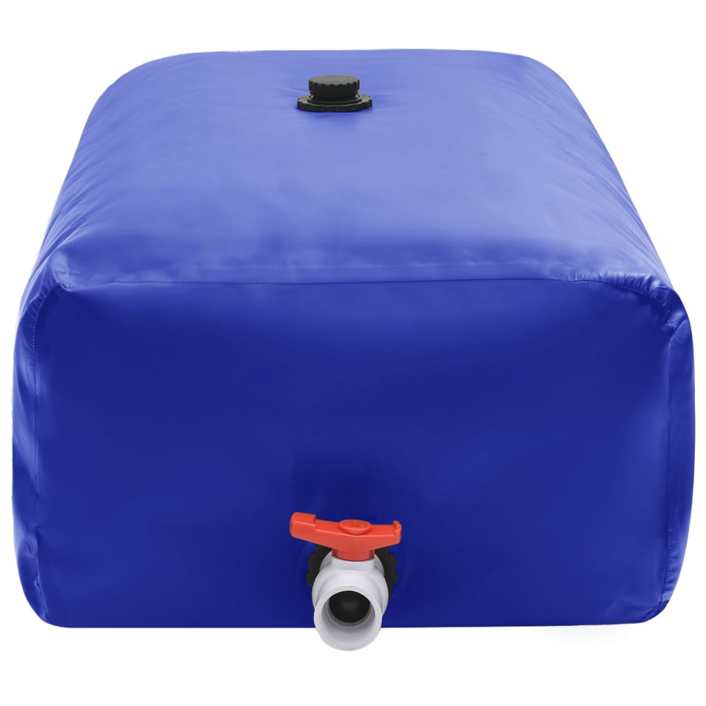 vidaXL Réservoir d'eau avec robinet pliable 1000 L PVC