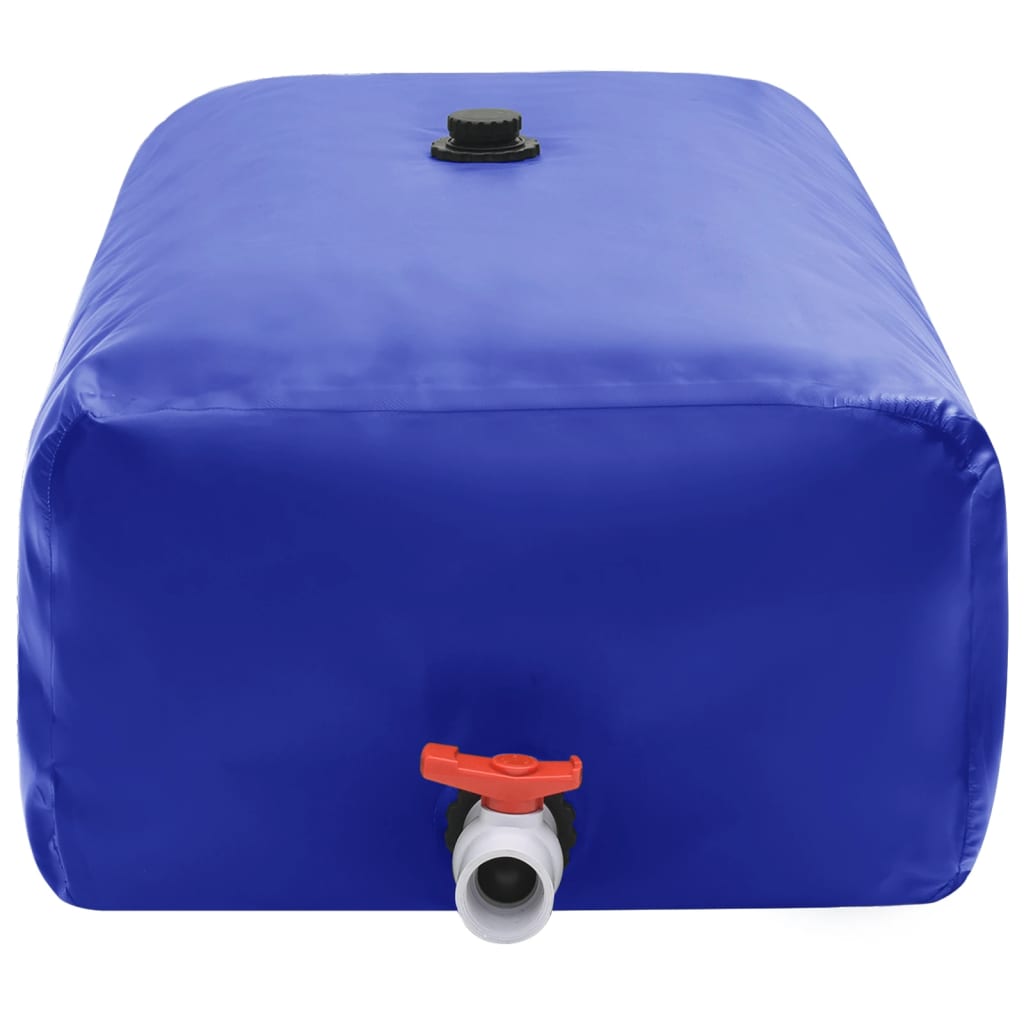 vidaXL Réservoir d'eau avec robinet pliable 1500 L PVC