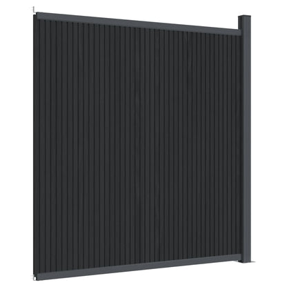 vidaXL Panneaux de clôture gris 173x186 cm WPC
