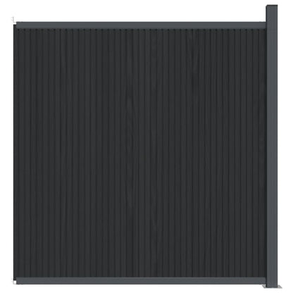 vidaXL Panneaux de clôture gris 173x186 cm WPC