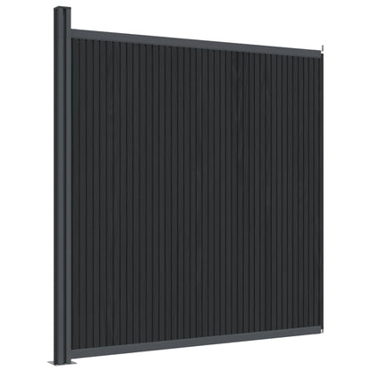 vidaXL Panneaux de clôture gris 173x186 cm WPC