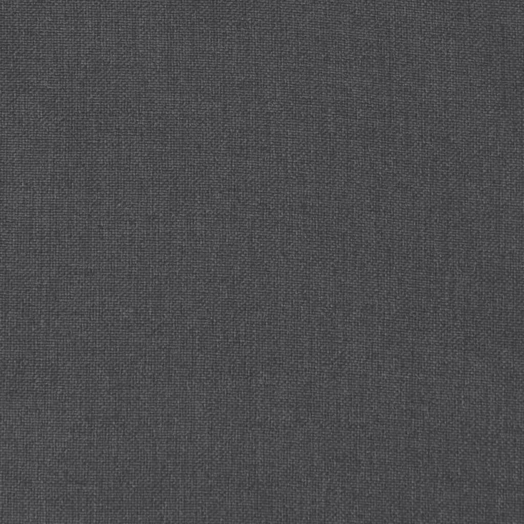 vidaXL Coussins de chaise à dossier haut lot de 2 anthracite mélangé
