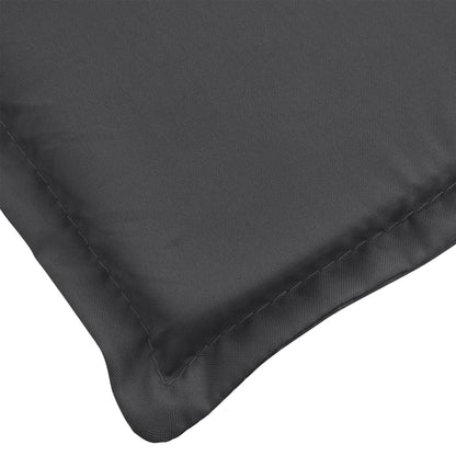 vidaXL Coussins de chaise à dossier haut lot de 6 anthracite mélangé