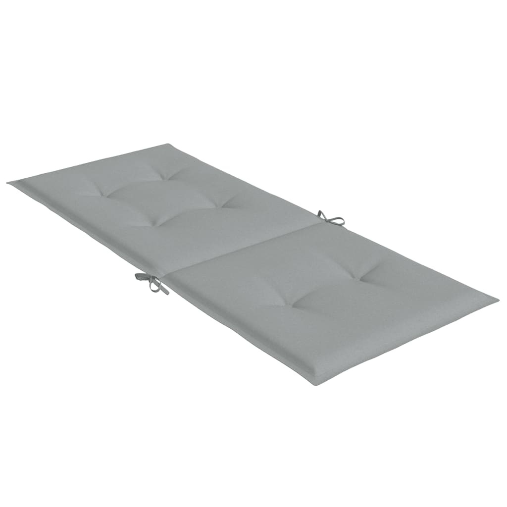 vidaXL Coussins de chaise à dossier haut lot de 6 gris clair mélangé