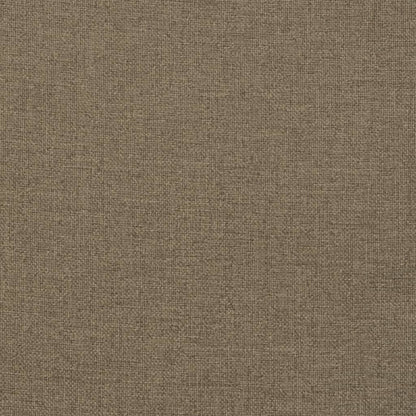 vidaXL Coussins de chaise à dossier haut lot de 6 taupe mélangé tissu