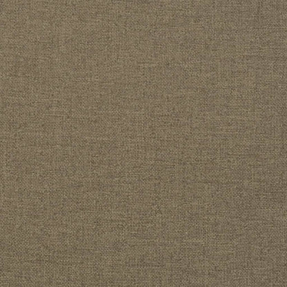 vidaXL Coussins de chaise à dossier bas lot de 4 taupe mélangé tissu