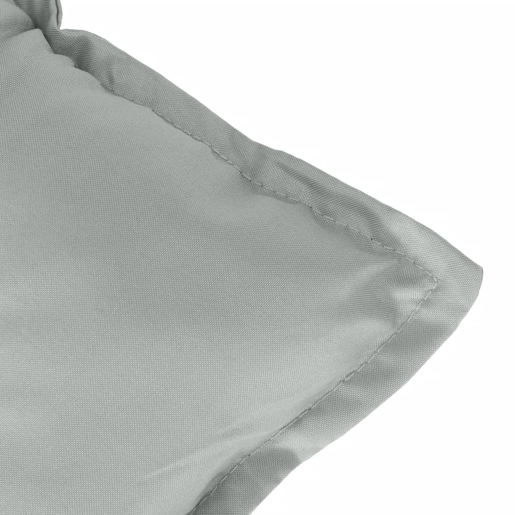 vidaXL Coussin de banc de jardin gris clair mélangé 100x50x7 cm tissu
