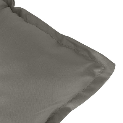 vidaXL Coussin de banc de jardin gris foncé mélangé 100x50x7 cm tissu