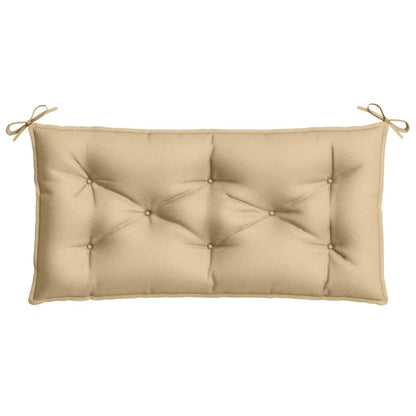 vidaXL Coussin de banc de jardin beige mélangé 100x50x7 cm tissu