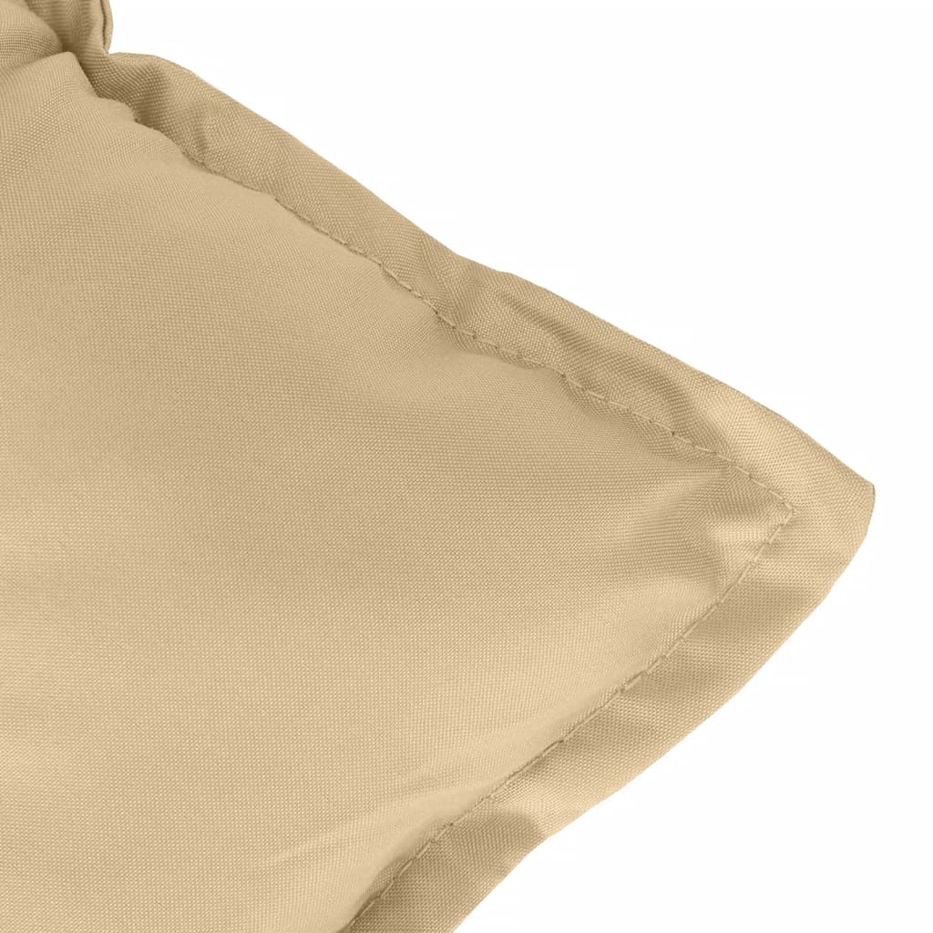 vidaXL Coussin de banc de jardin beige mélangé 100x50x7 cm tissu