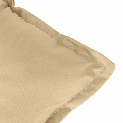 vidaXL Coussin de banc de jardin beige mélangé 100x50x7 cm tissu