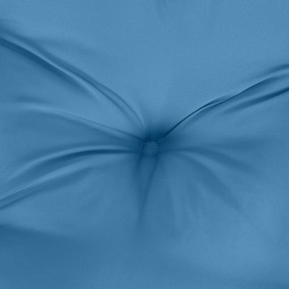 vidaXL Coussin de banc de jardin bleu mélangé 100x50x7 cm tissu