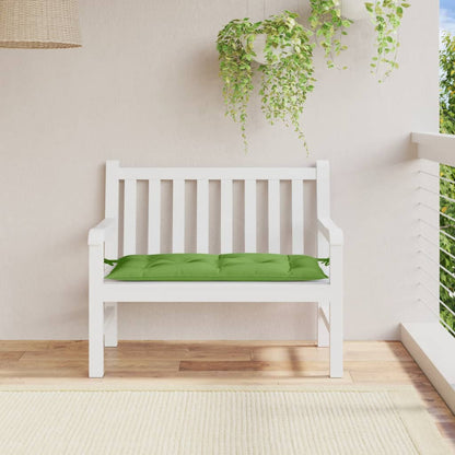 vidaXL Coussin de banc de jardin vert mélangé 100x50x7 cm tissu