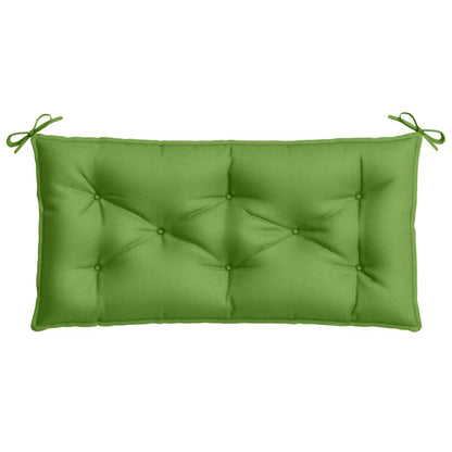 vidaXL Coussin de banc de jardin vert mélangé 100x50x7 cm tissu