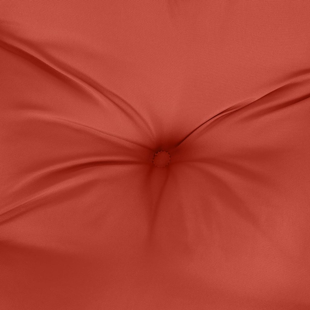 vidaXL Coussin de banc de jardin rouge mélangé 100x50x7 cm tissu