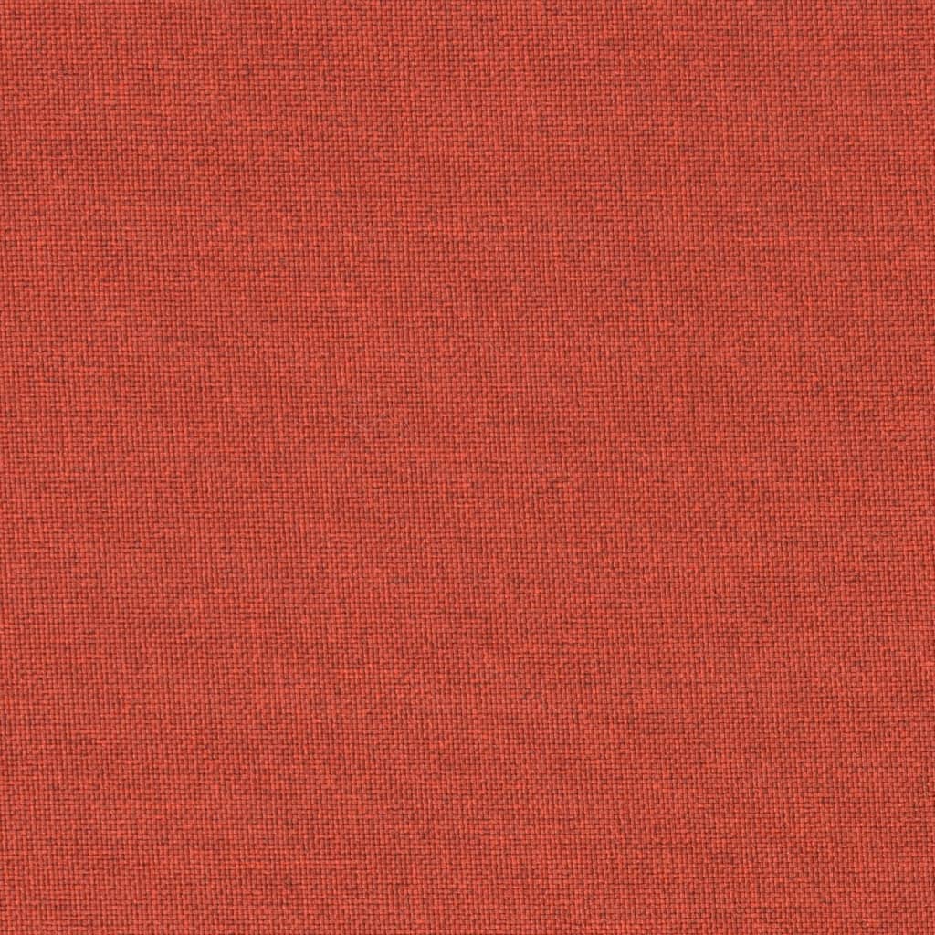 vidaXL Coussin de banc de jardin rouge mélangé 100x50x7 cm tissu