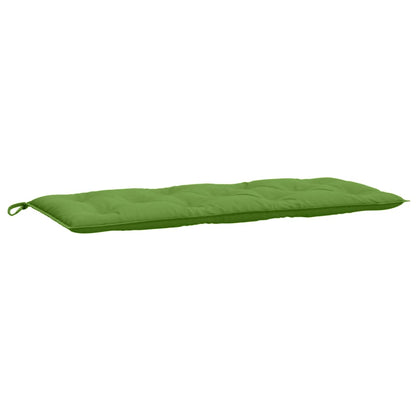 vidaXL Coussin de banc de jardin vert mélangé 120x50x7 cm tissu