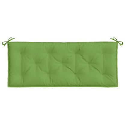 vidaXL Coussin de banc de jardin vert mélangé 120x50x7 cm tissu