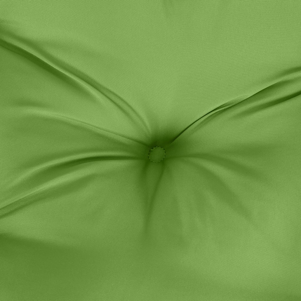 vidaXL Coussin de banc de jardin vert mélangé 120x50x7 cm tissu