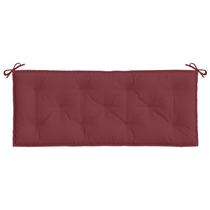vidaXL Coussin de banc de jardin rouge bordeaux mélangé tissu