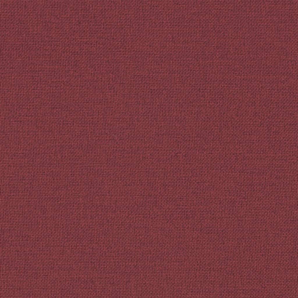 vidaXL Coussin de banc de jardin rouge bordeaux mélangé tissu