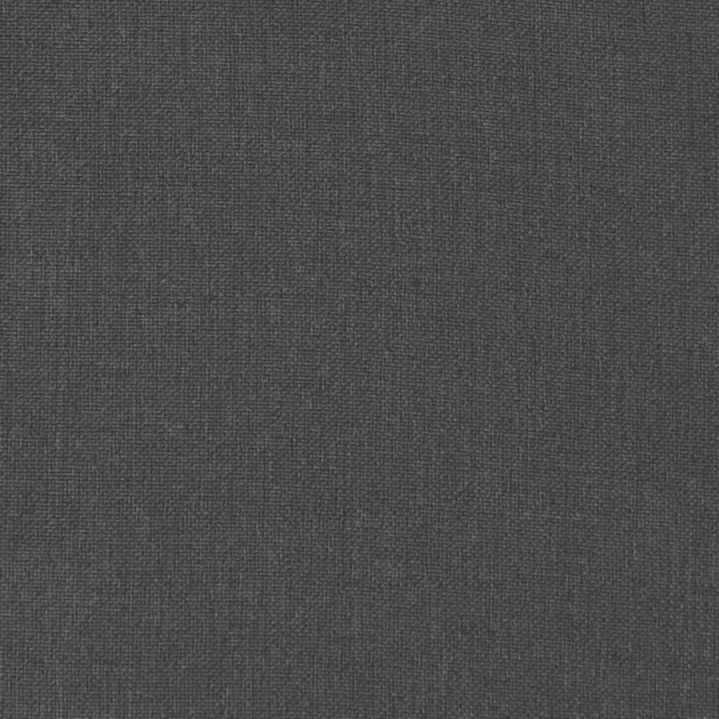 vidaXL Coussin de banc de jardin anthracite mélangé 150x50x7 cm tissu
