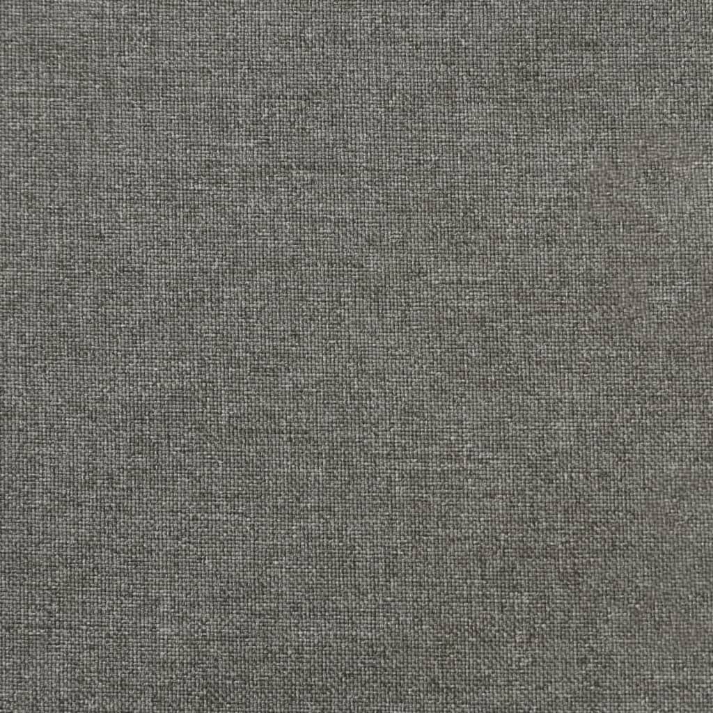 vidaXL Coussin de banc de jardin gris foncé mélangé 150x50x7 cm tissu