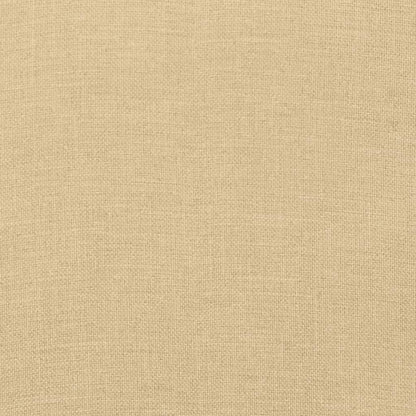 vidaXL Coussin de banc de jardin beige mélangé 150x50x7 cm tissu
