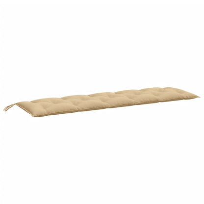 vidaXL Coussin de banc de jardin beige mélangé 180x50x7 cm tissu