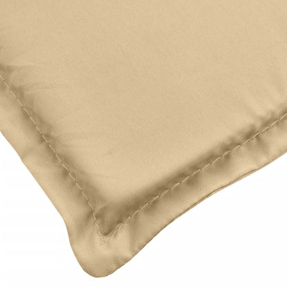 vidaXL Coussin de banc de jardin beige mélangé 180x50x7 cm tissu